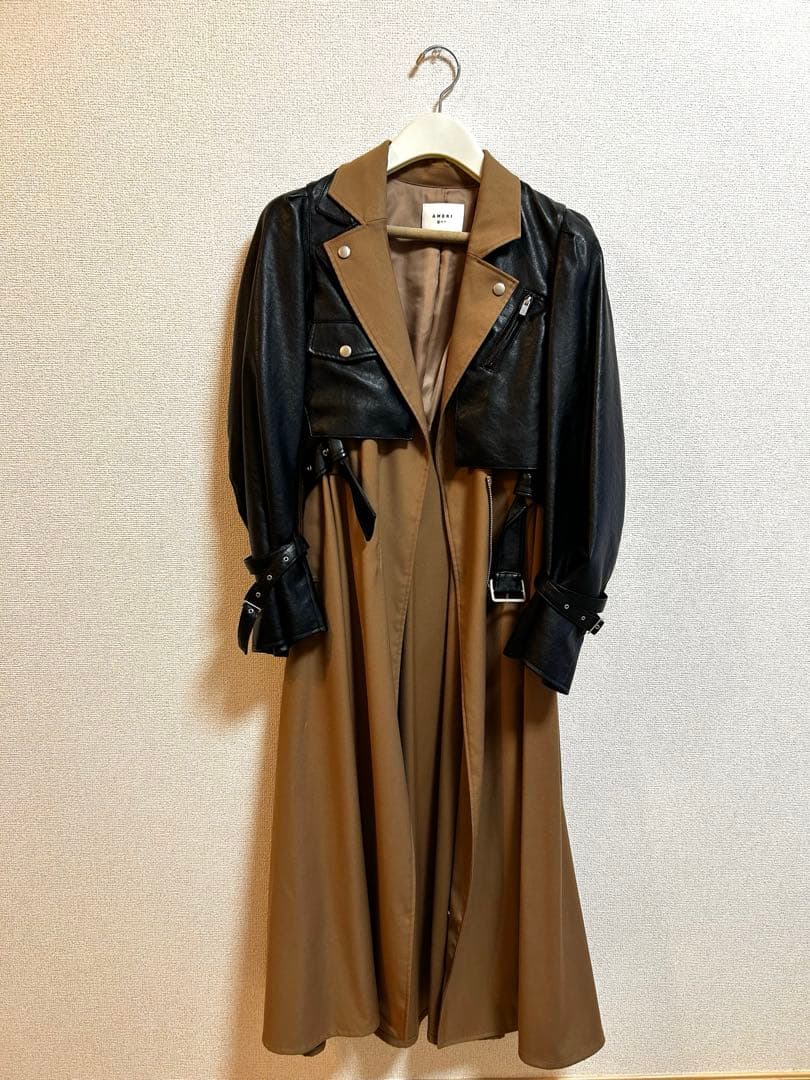 【美品】Ameri RIDERS DOCKING COAT