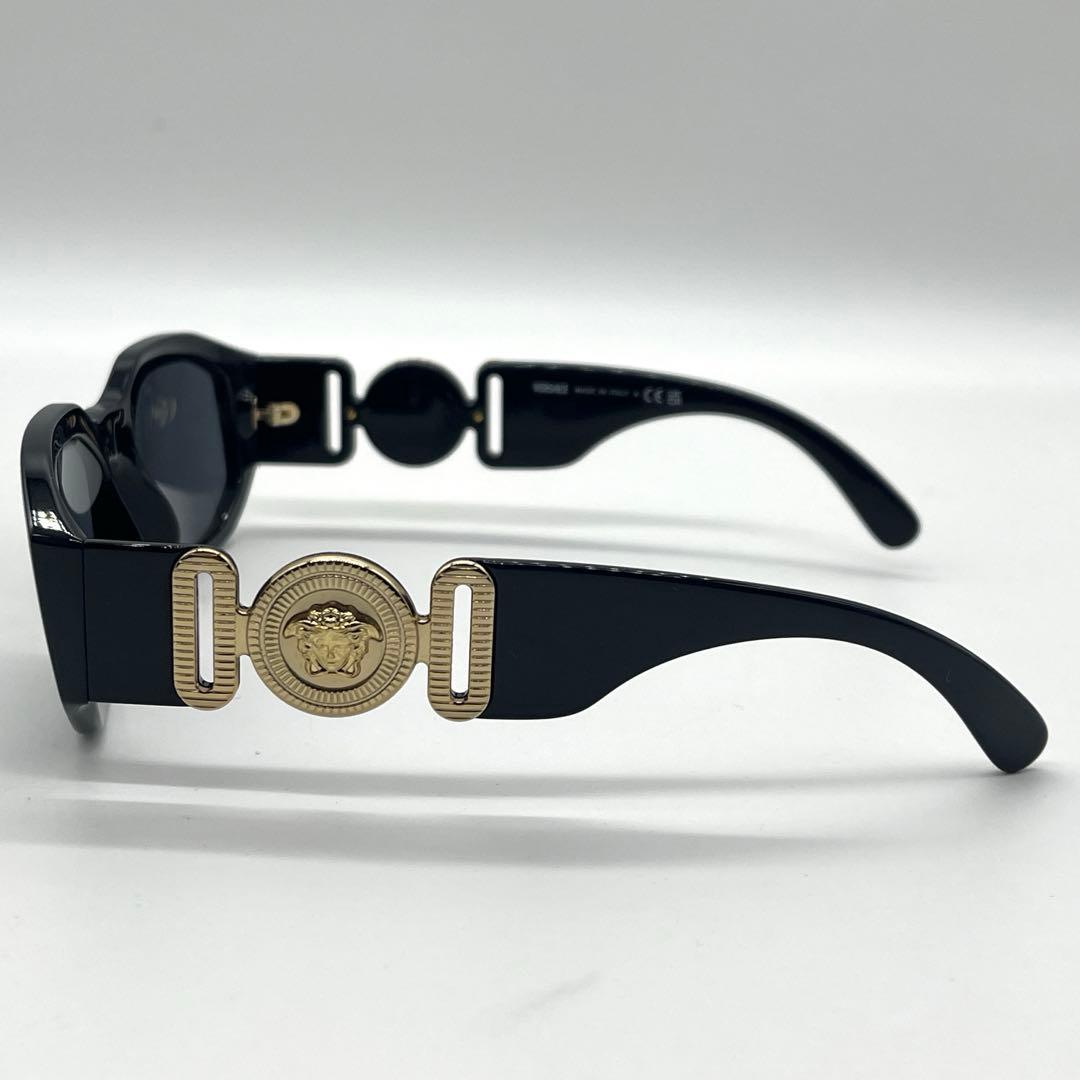 未使用級 VERSACE ヴェルサーチ メドゥーサ サングラス ビギー ブラック