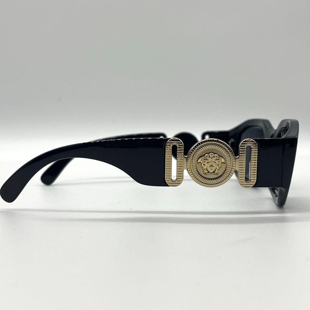 未使用級 VERSACE ヴェルサーチ メドゥーサ サングラス ビギー ブラック