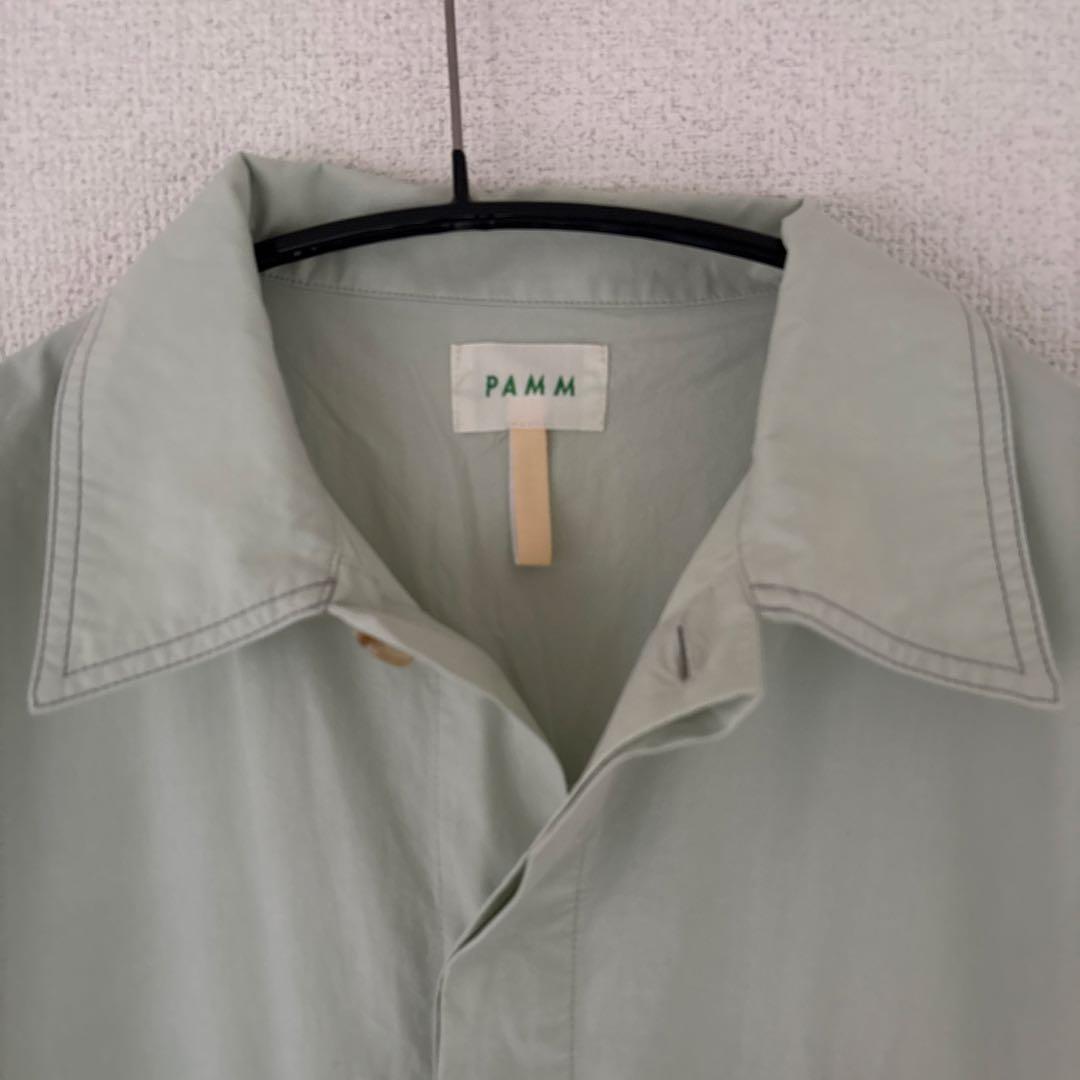 【美品】PAMM パム ゆれるふきんのジャンプスーツ アイスグリーン