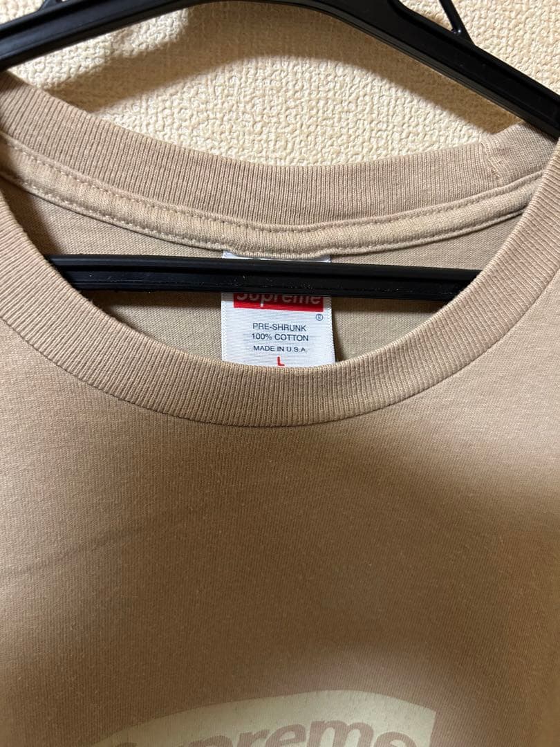 中古Supreme Tonal Box Logo Tee khaki L