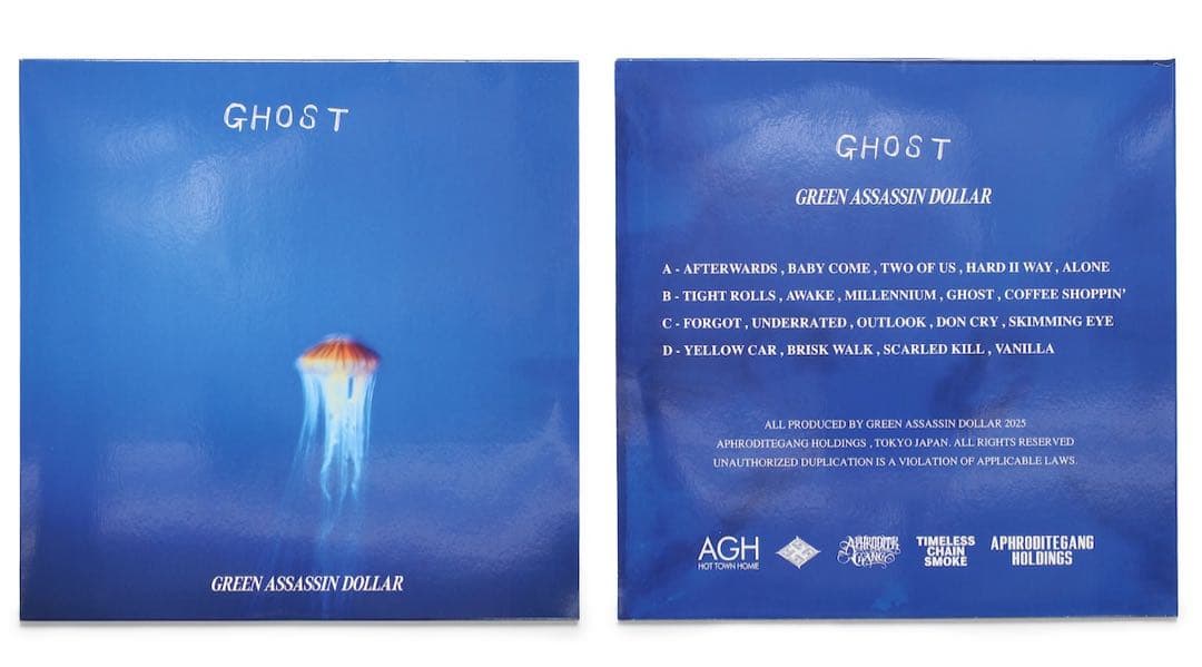 GHOST LP GREEN ASSASSIN DOLLAR ステッカー付き