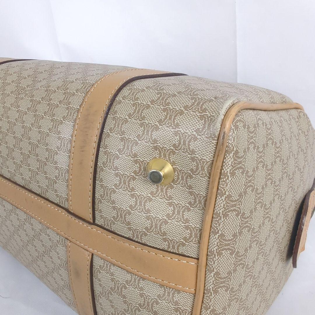 【良品】CELINE セリーヌ マカダム ミニ ボストン バッグ