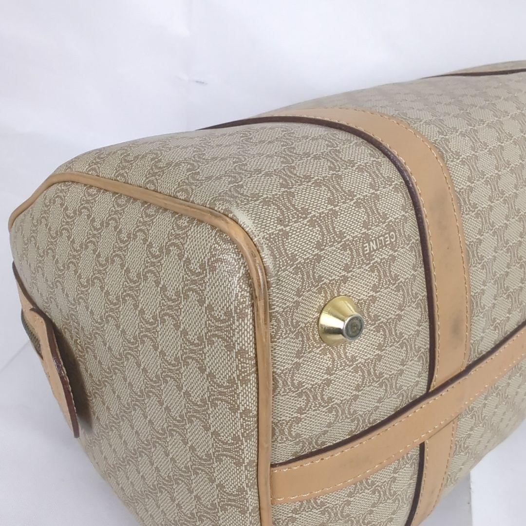 【良品】CELINE セリーヌ マカダム ミニ ボストン バッグ