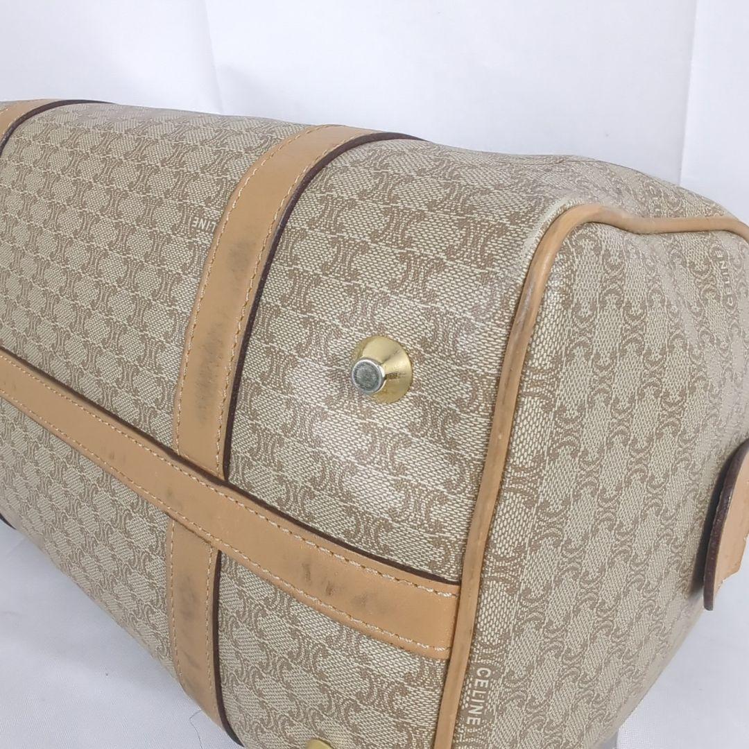 【良品】CELINE セリーヌ マカダム ミニ ボストン バッグ