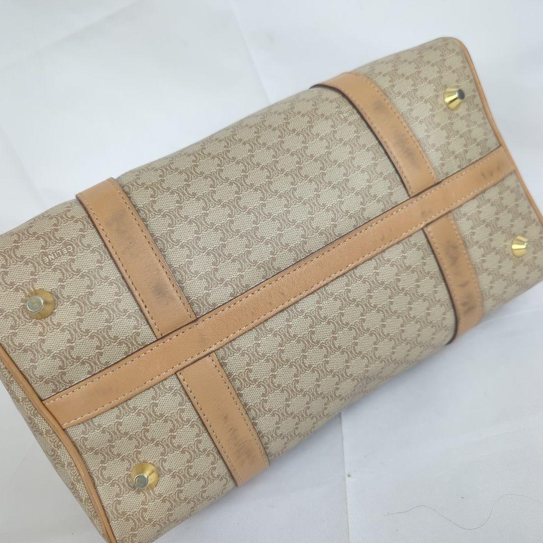 【良品】CELINE セリーヌ マカダム ミニ ボストン バッグ