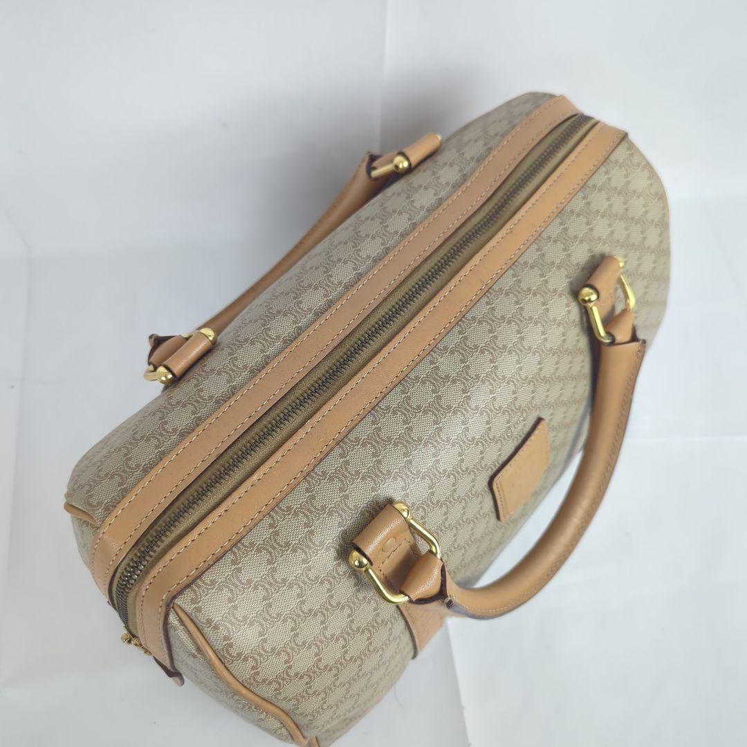 【良品】CELINE セリーヌ マカダム ミニ ボストン バッグ