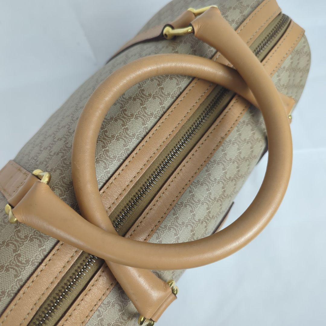 【良品】CELINE セリーヌ マカダム ミニ ボストン バッグ