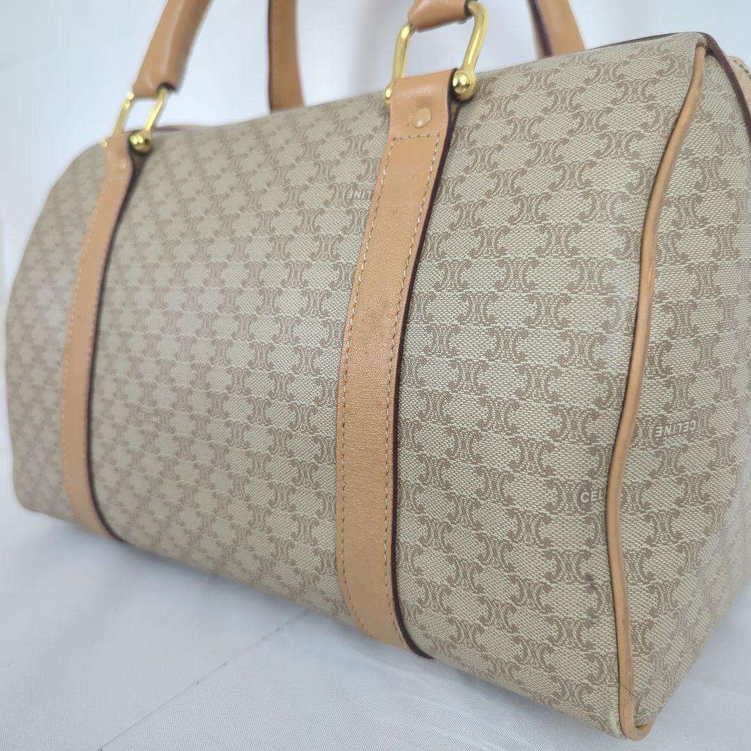 【良品】CELINE セリーヌ マカダム ミニ ボストン バッグ