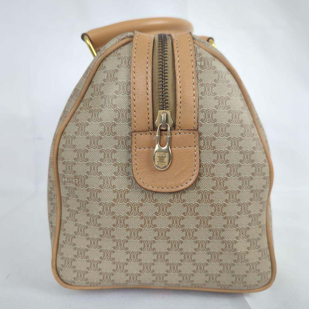 【良品】CELINE セリーヌ マカダム ミニ ボストン バッグ