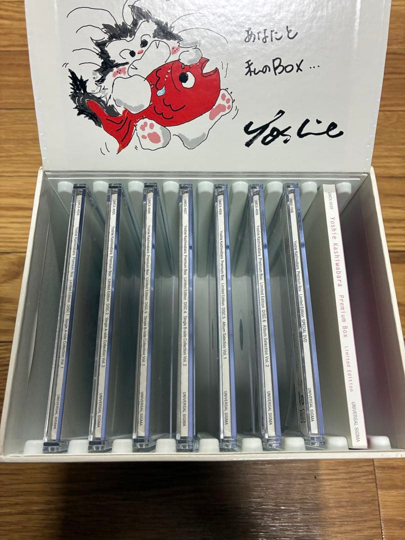 柏原芳恵 プレミアムBOX CD 6枚組 DVD 1枚組
