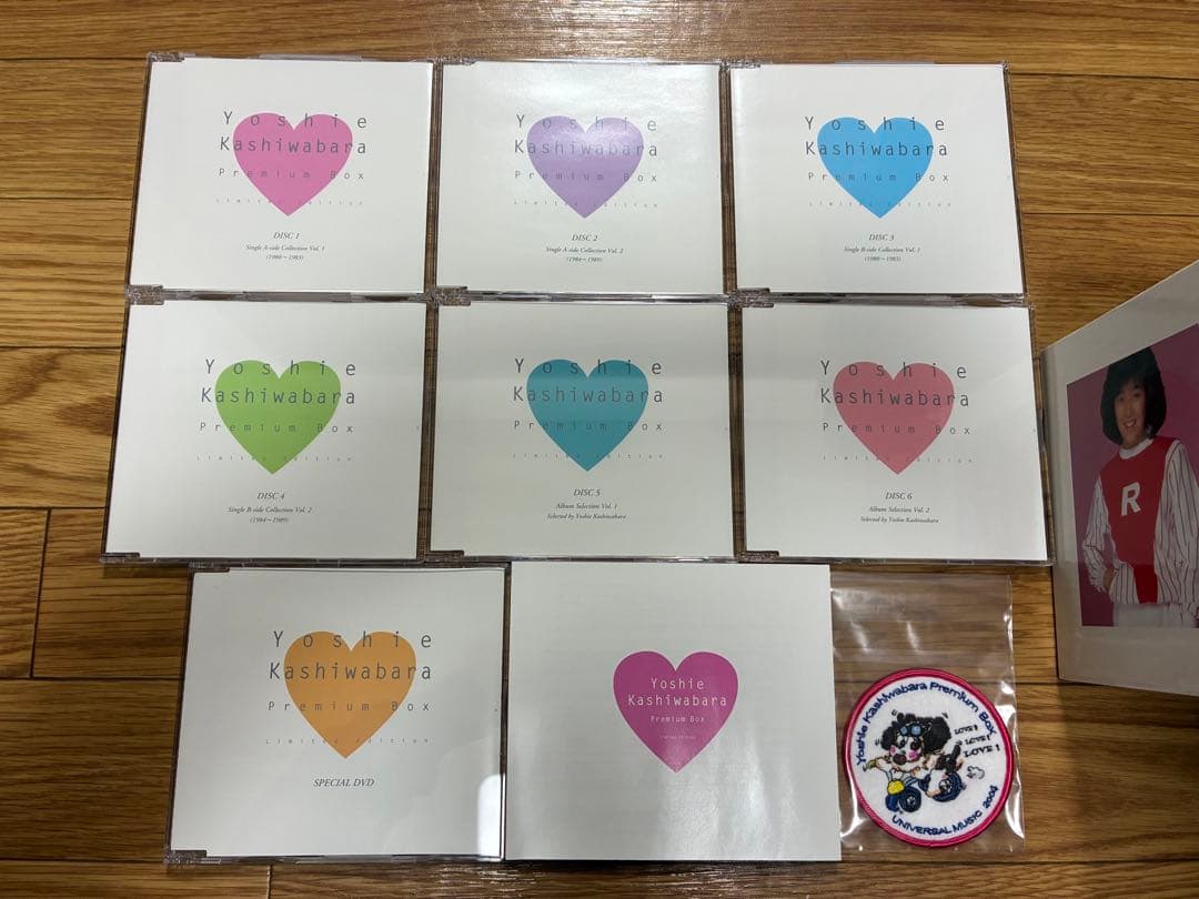 柏原芳恵 プレミアムBOX CD 6枚組 DVD 1枚組