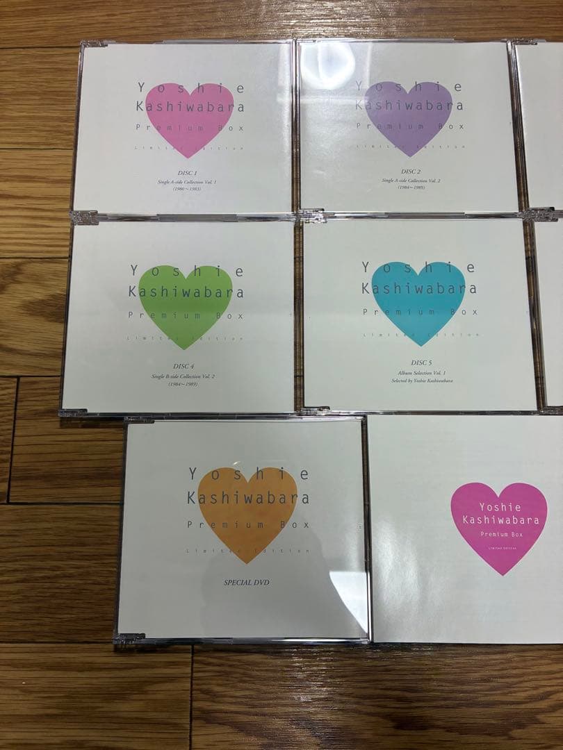 柏原芳恵 プレミアムBOX CD 6枚組 DVD 1枚組