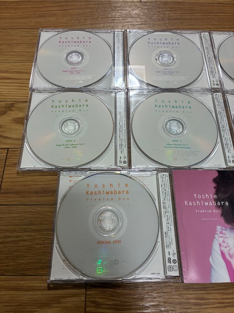 柏原芳恵 プレミアムBOX CD 6枚組 DVD 1枚組