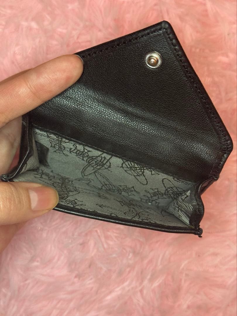 Vivienne Westwood 三つ折財布 黒 オーブ ブラック