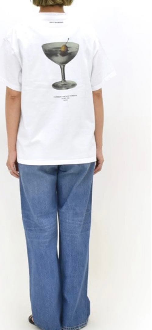 シンゾーン　カクテル 半袖Tシャツ ホワイト　レッド