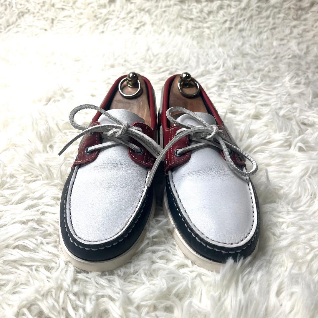 【美品】 パラブーツ デッキシューズ BARTH 25.5cm モカシン バース