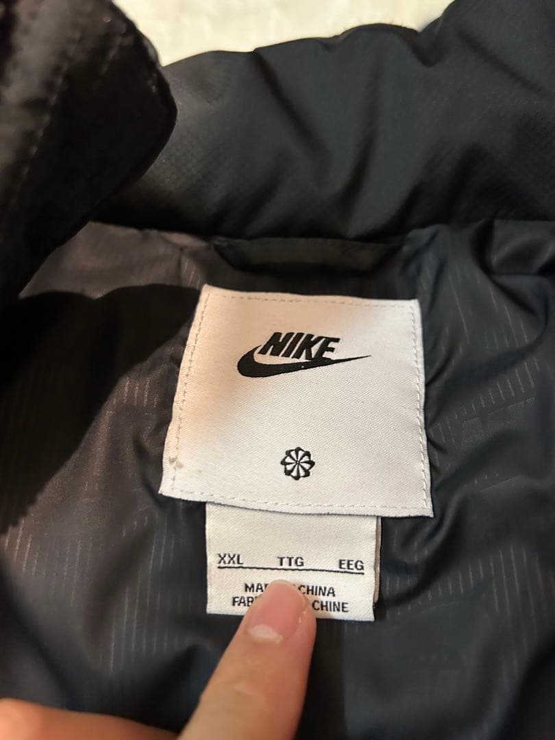 Nike ブラック ダウンベスト XXL