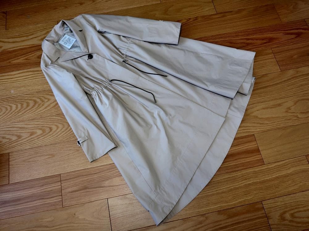 美品■ネミカbyレリアン■上品なトレンチコート/Aライン・ポリエステル■■9号