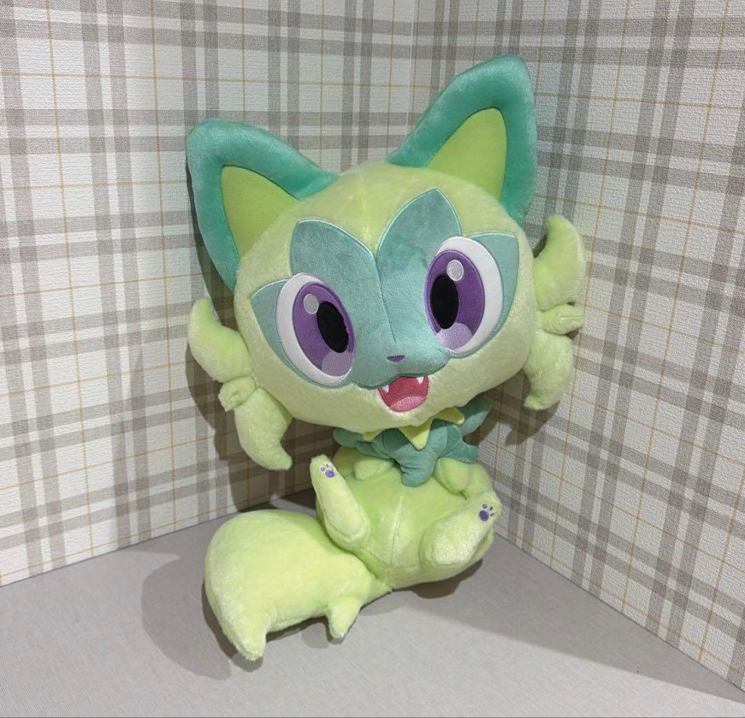 ポケモン 色違い ニャオハ ぬいぐるみ マスコット 60cm ポケットモンスター