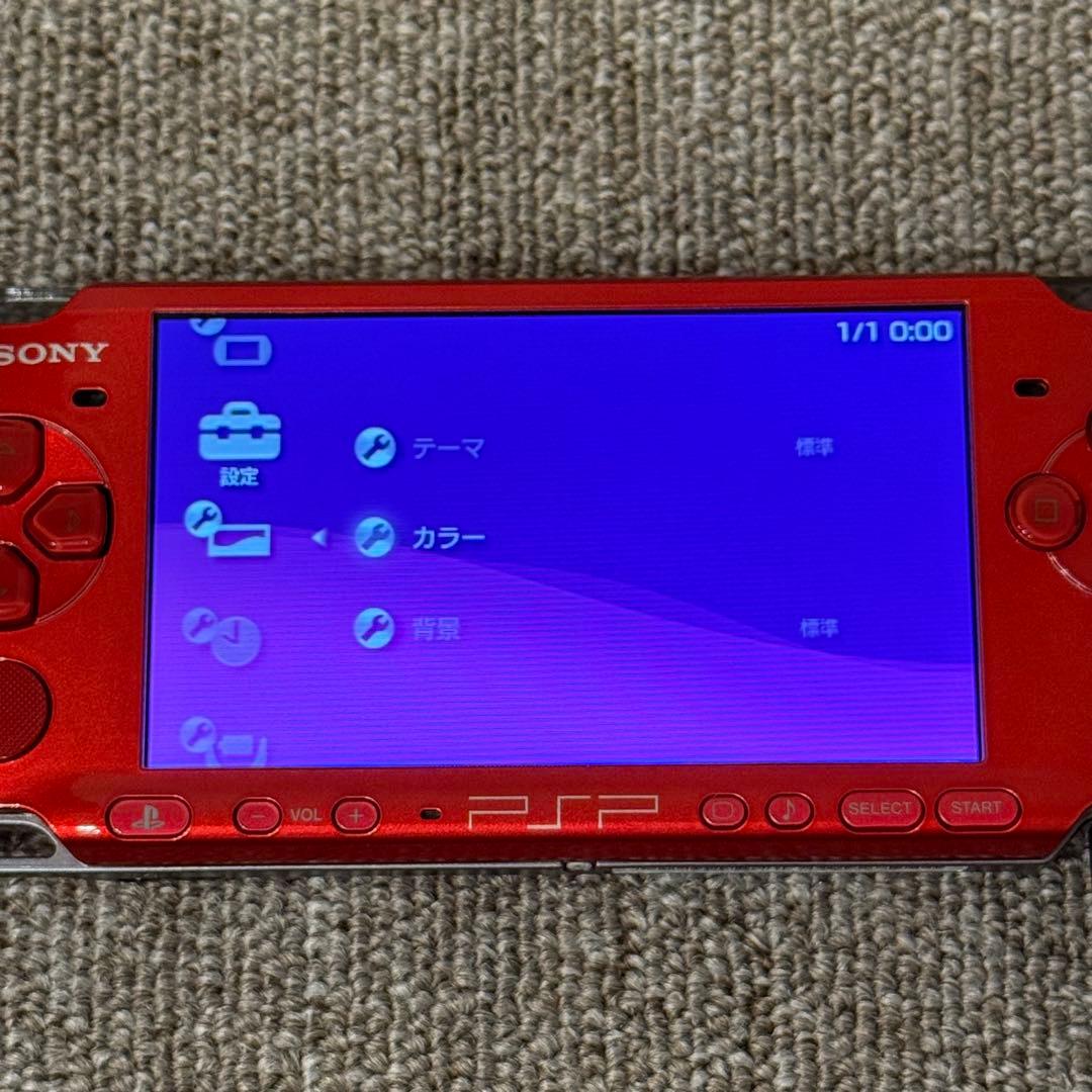 PSP-3000 本体 ラディアント レッド 箱付き