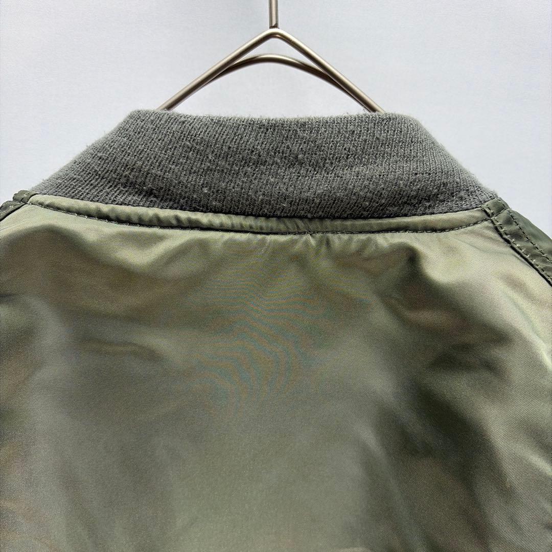 90S アルファ　MA-1 フライトジャケット　MADE IN USA