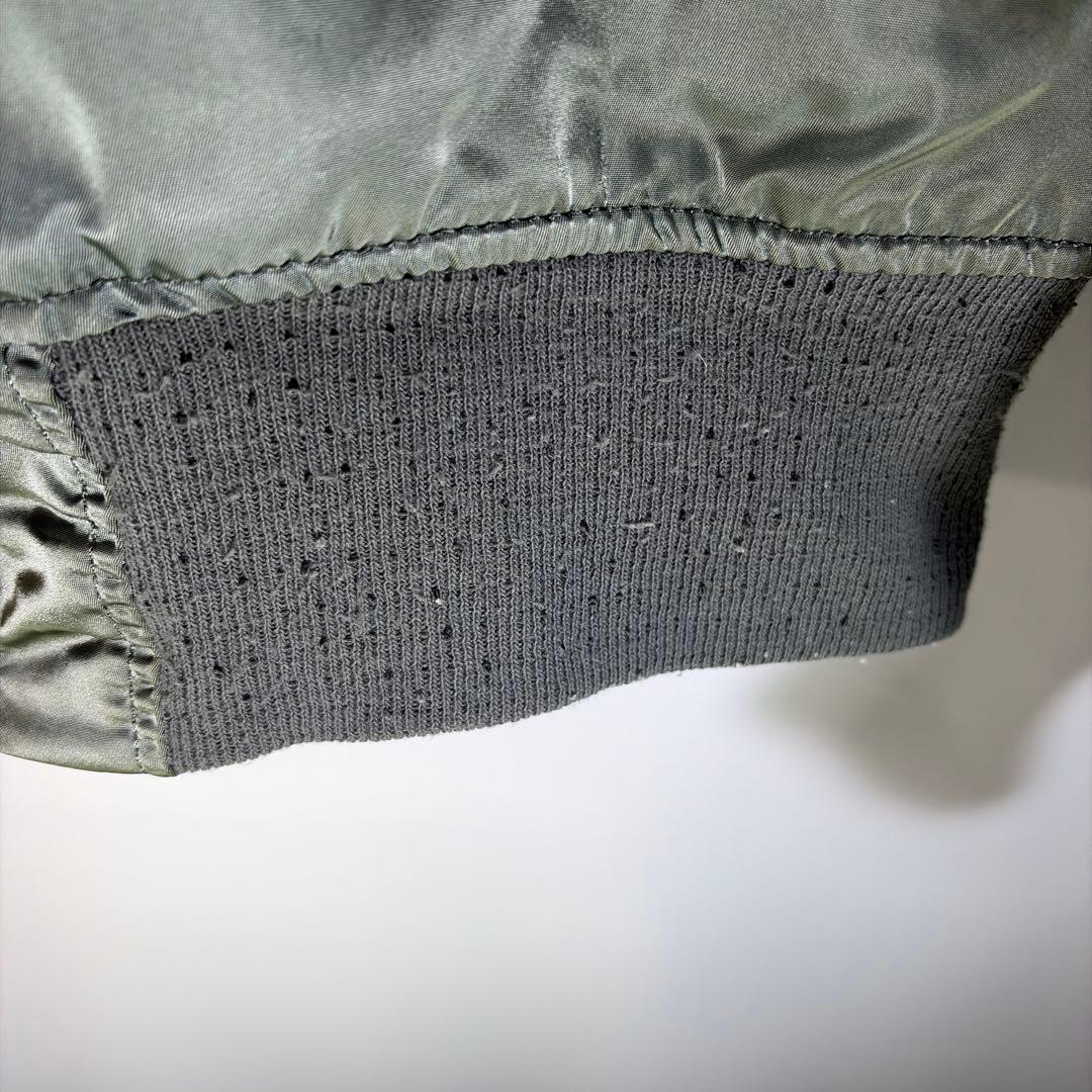 90S アルファ　MA-1 フライトジャケット　MADE IN USA
