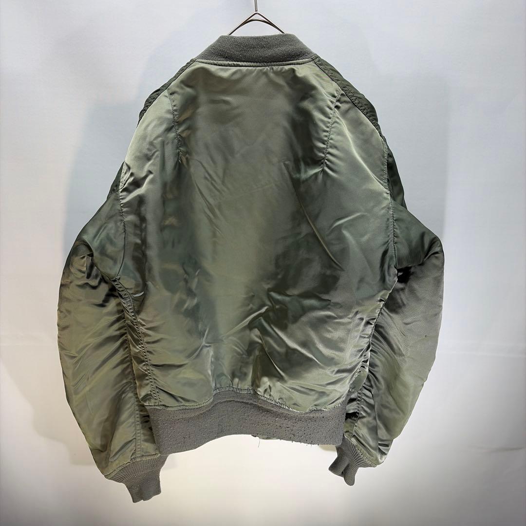 90S アルファ　MA-1 フライトジャケット　MADE IN USA
