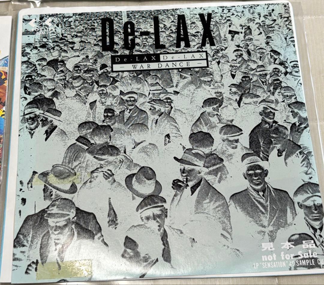 「De-LAX」7インチシングル レコード4枚セット（見本盤）