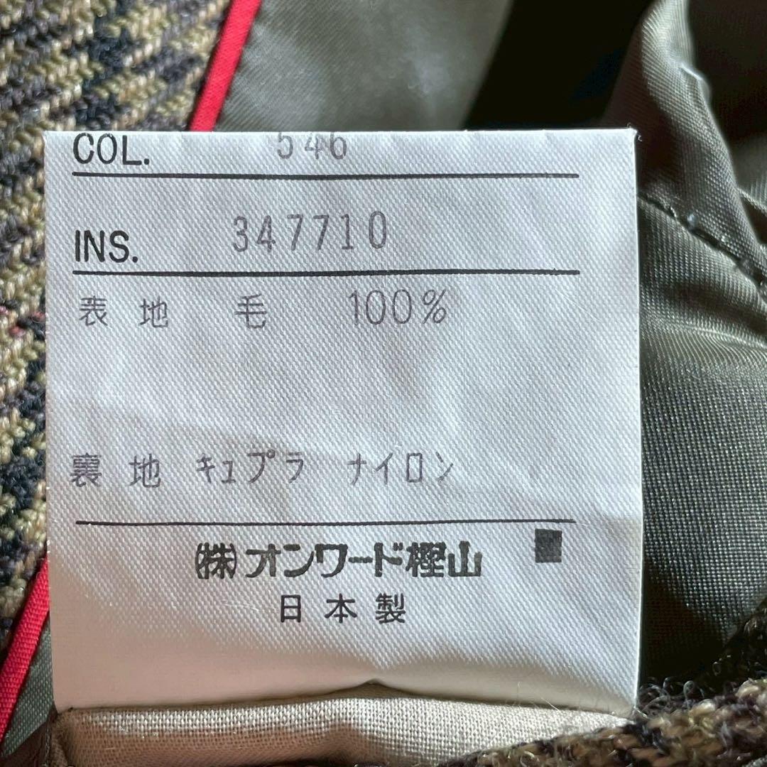 【極美品】J.PRESS ジェイプレス ガンクラブチェック ジャケット A5