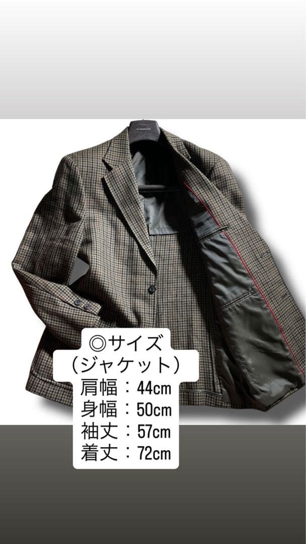 【極美品】J.PRESS ジェイプレス ガンクラブチェック ジャケット A5