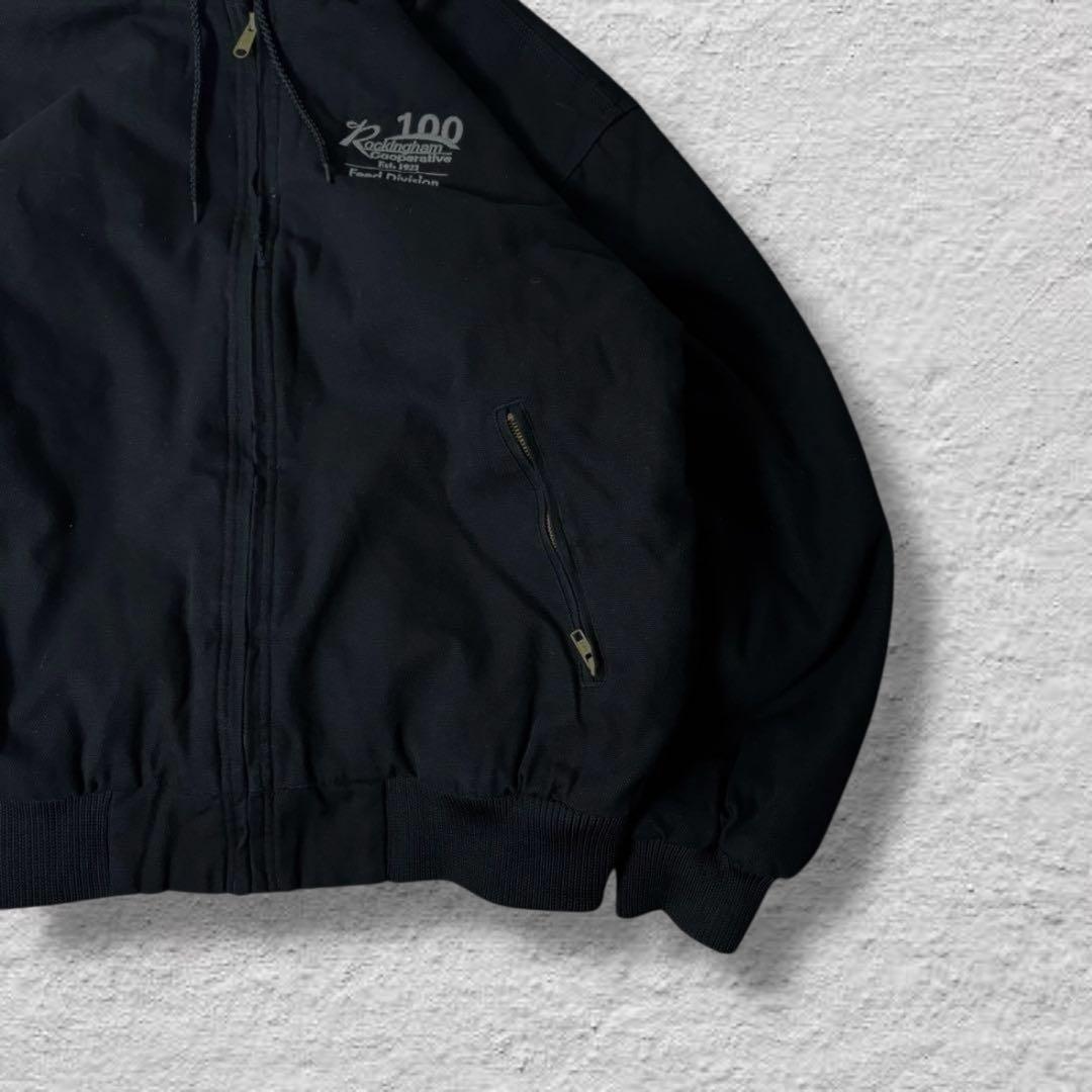 vintageダックパーカーアクティブジャケットブラックデッド美品90s古着