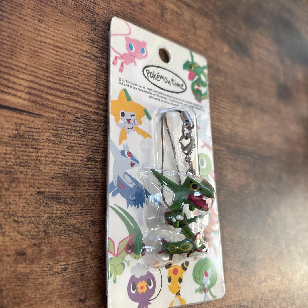 未開封　ポケモンセンター限定　ポケモンタイム　レックウザ ストラップ