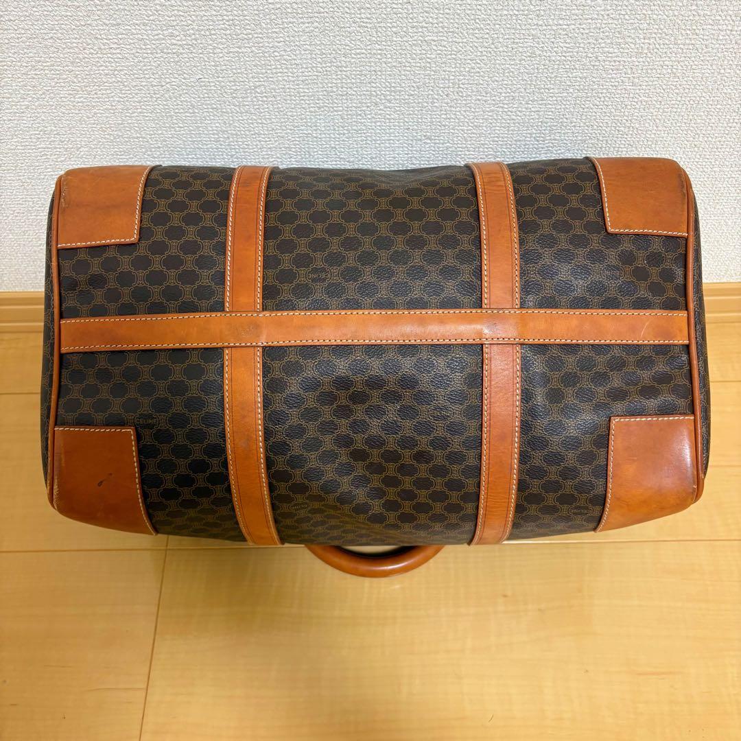希少❗️ セリーヌ CELINE ボストンバッグ マカダム ダークブラウン PVC