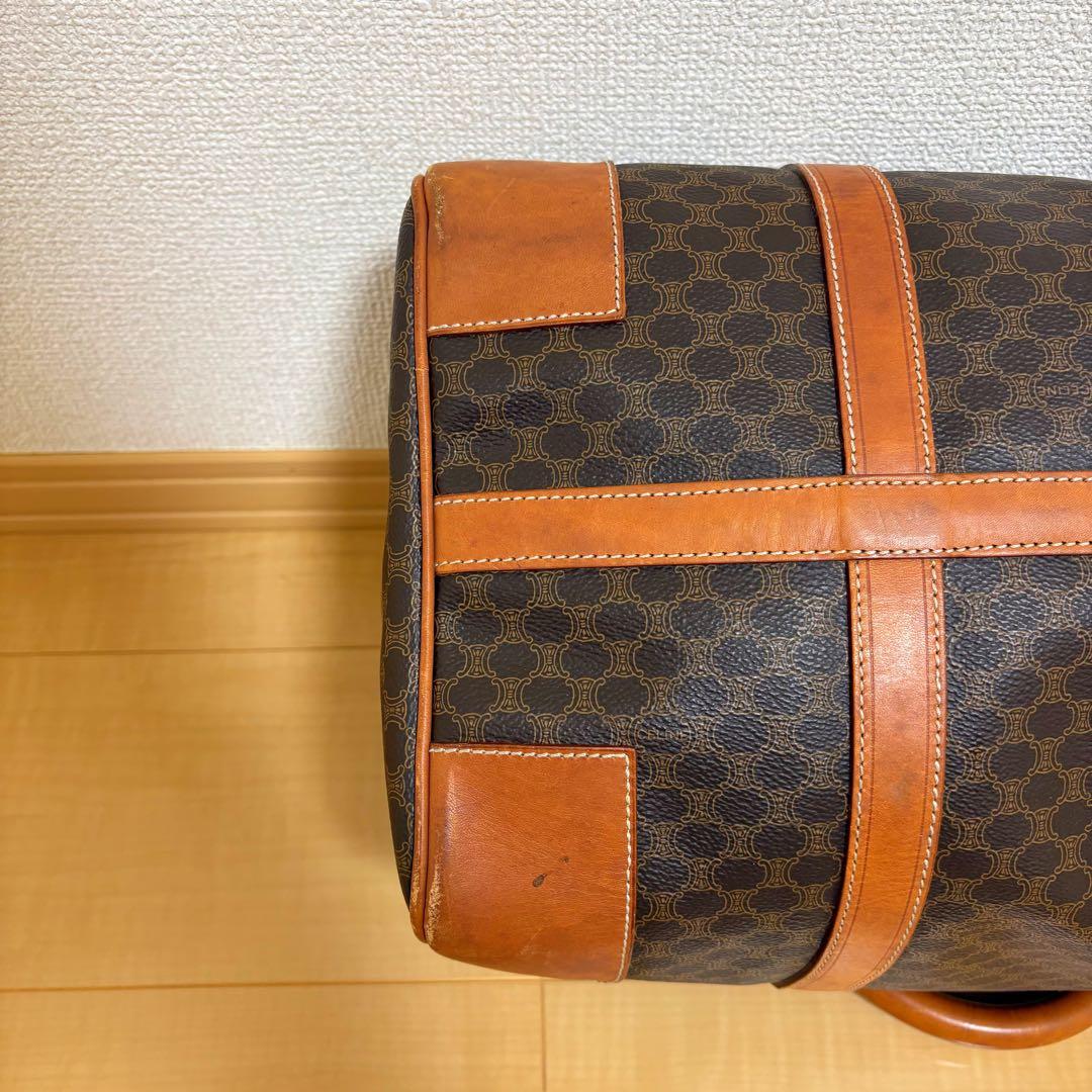希少❗️ セリーヌ CELINE ボストンバッグ マカダム ダークブラウン PVC