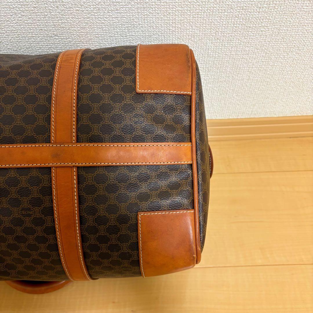 希少❗️ セリーヌ CELINE ボストンバッグ マカダム ダークブラウン PVC