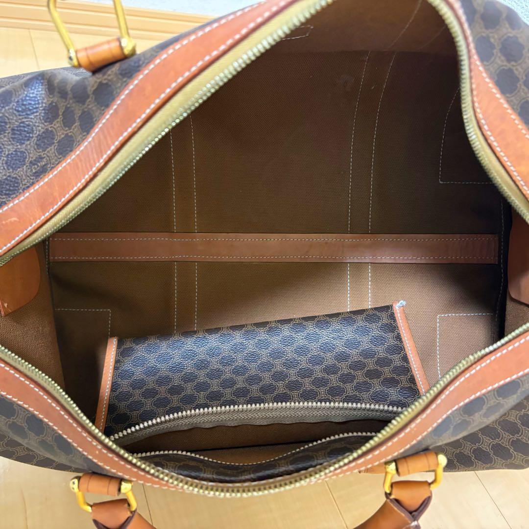 希少❗️ セリーヌ CELINE ボストンバッグ マカダム ダークブラウン PVC