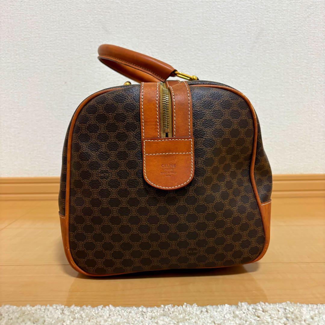 希少❗️ セリーヌ CELINE ボストンバッグ マカダム ダークブラウン PVC