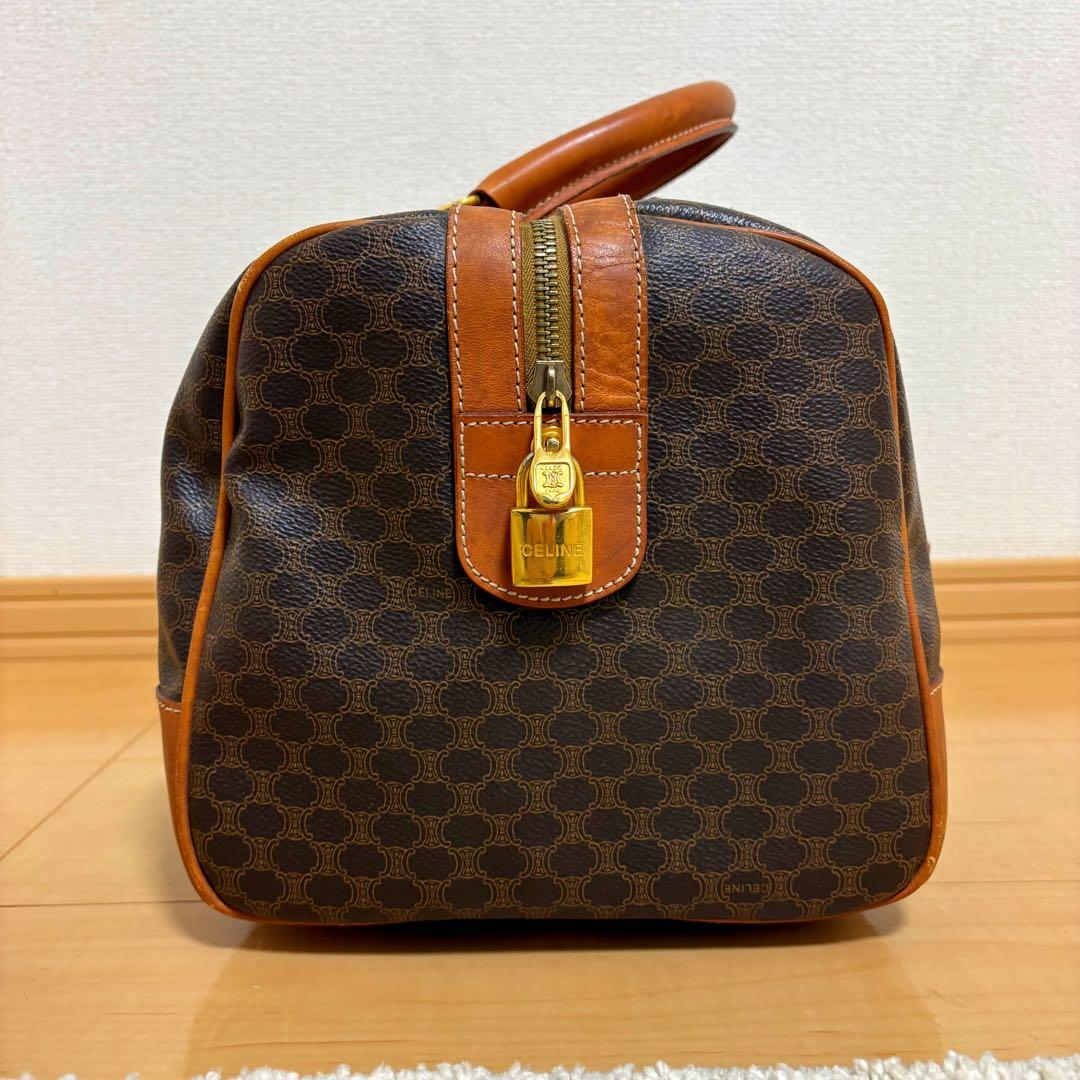 希少❗️ セリーヌ CELINE ボストンバッグ マカダム ダークブラウン PVC