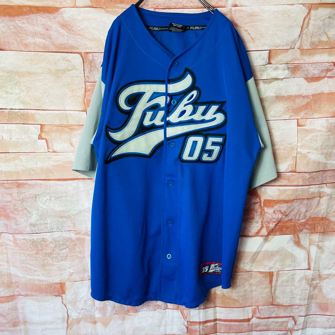 【入手困難】フブFUBU ベースボールゲームシャツ　00s XL〜2XL 古着
