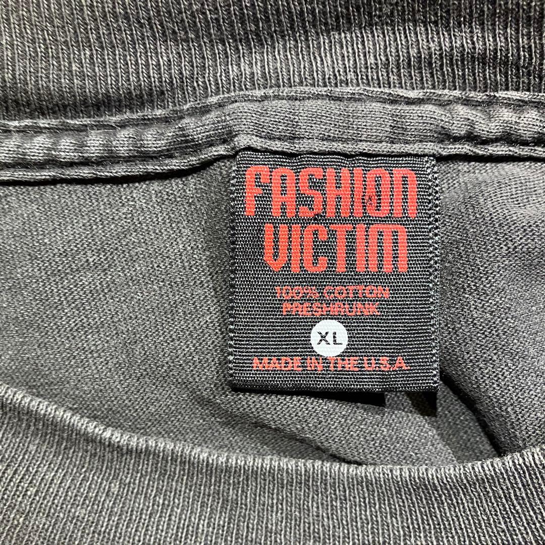 USA製 Fashion Victim tシャツ XL 鬼フェード　シングル