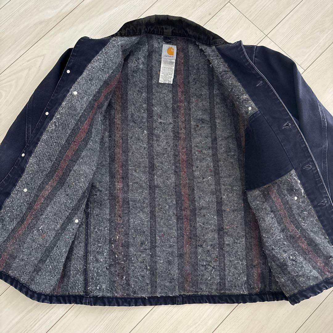 Carhartt MミシガンチョアコートMDT 茄子紺 レアカラー 希少