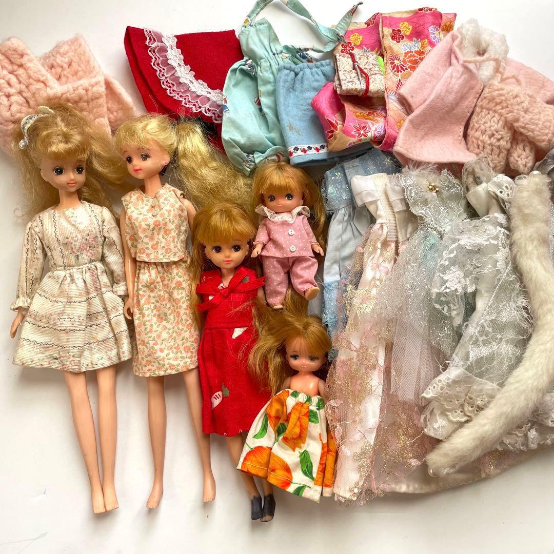 リカちゃん人形 5体 まとめ売り 昭和レトロ 80年代 【匿名配送】
