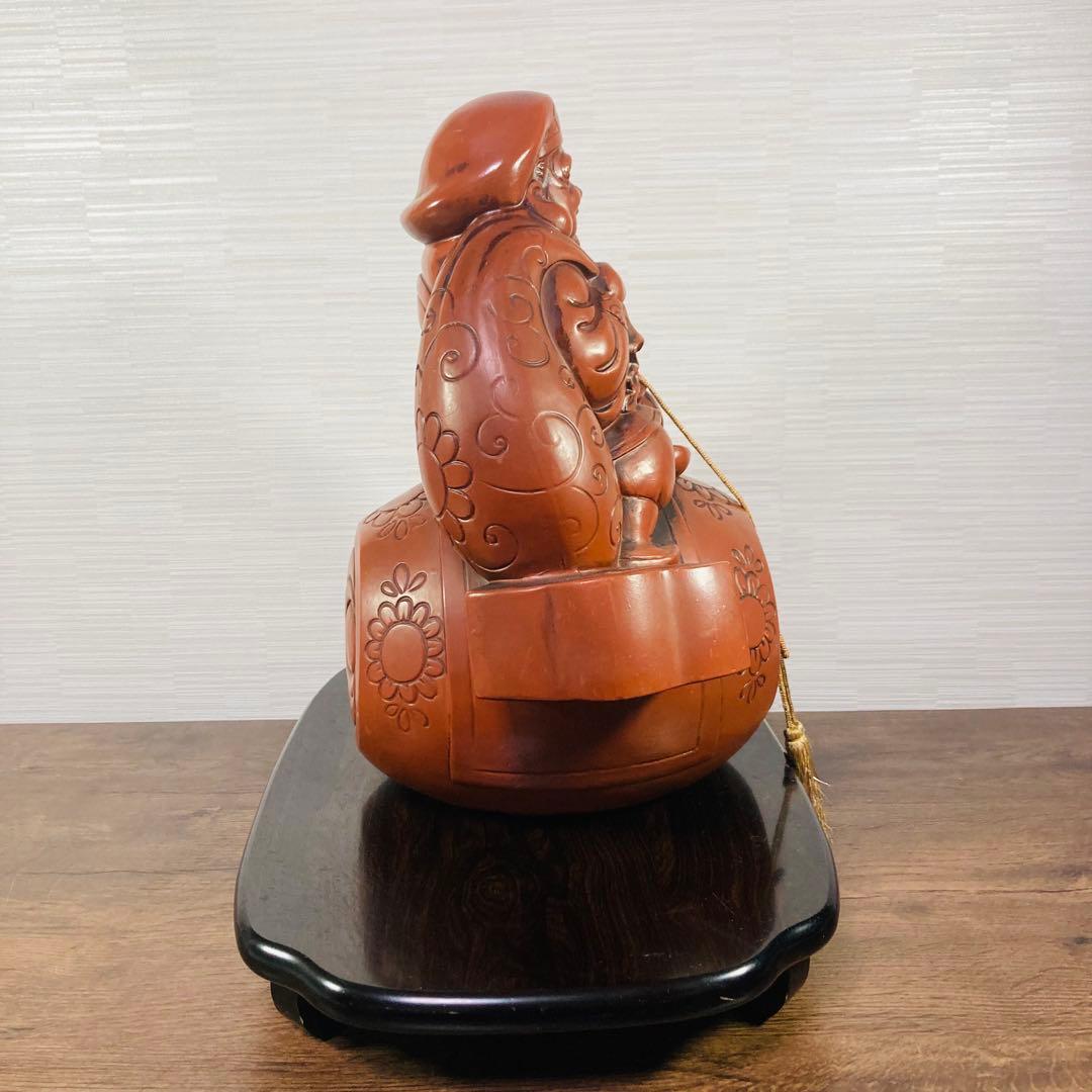 特大　七福神　大黒天様　恵比寿様　打出の小槌　陶器　焼物