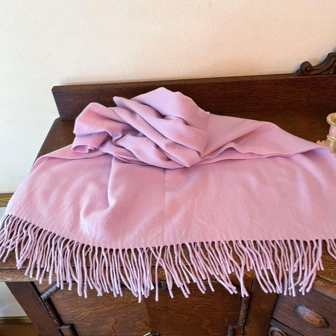 極美品　大判　カシミヤ　ストール