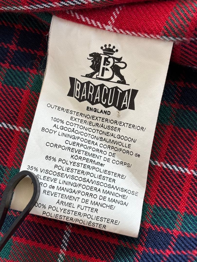 BARACUTA G9 ハリントンジャケット 38 S-M ダークネイビー　美品