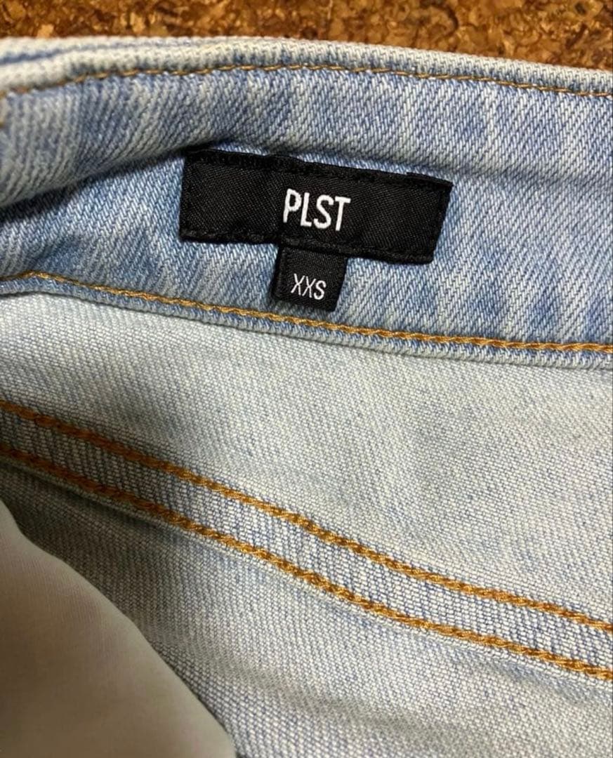 PLST スティックジーンズ　ブルー　XXS