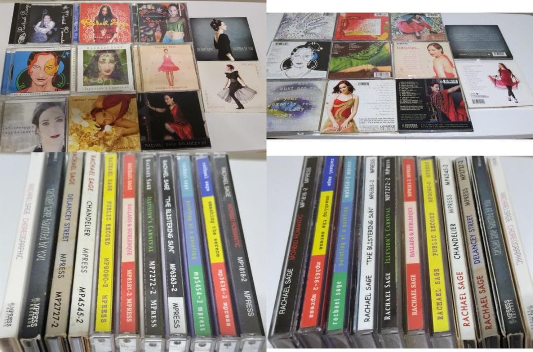 ● 稀少 レイチェル・セージ 11枚CDセット NYインディ 初期〜紙ジャケ ●