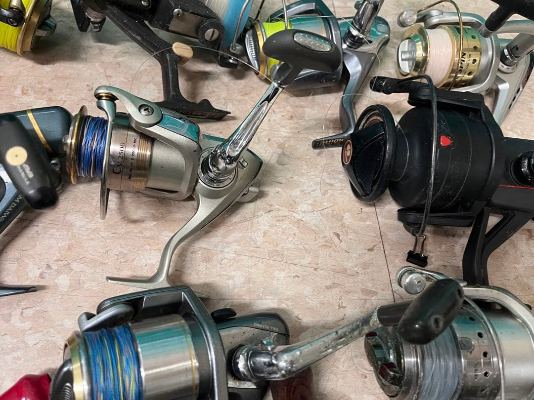 33個ジャンクリール　SHIMANO DAIWA などまとめ売り