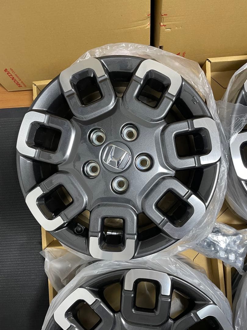 【新車外し①】フリードクロスター15インチ純正アルミホイール 2本1口×2梱包